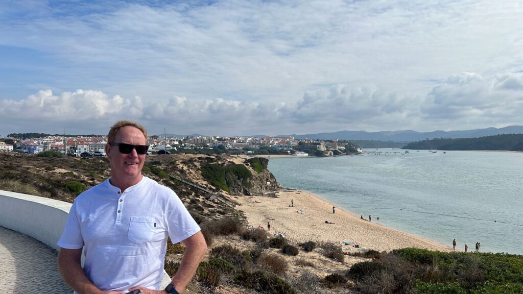 An image of Steve at the beach